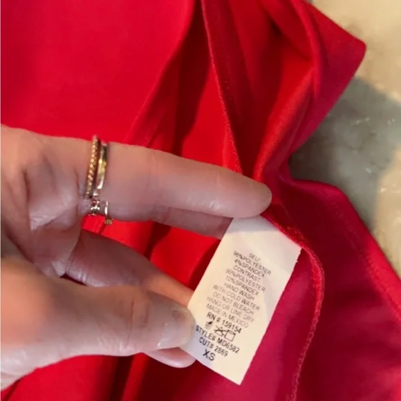 Women’s Red Dress Size XSmall - Picture 3 of 6